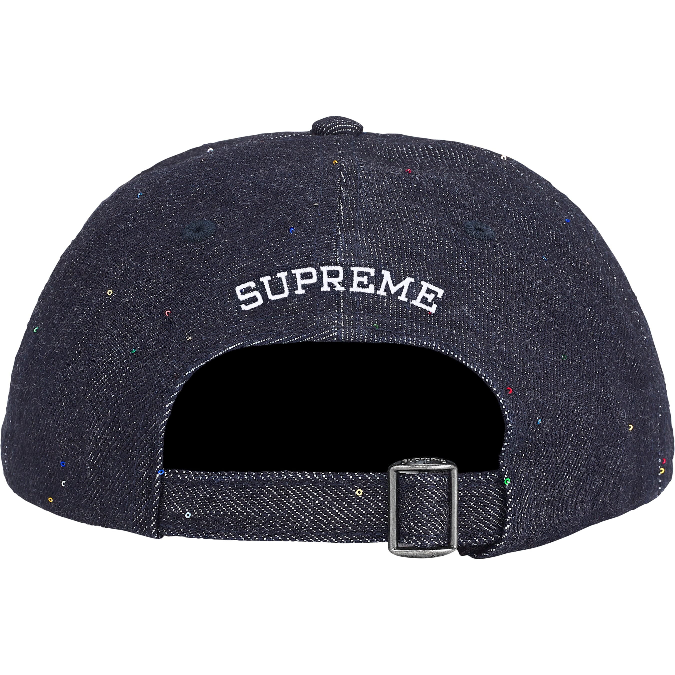 Sequin Denim Classic Logo 6-Panel view 3